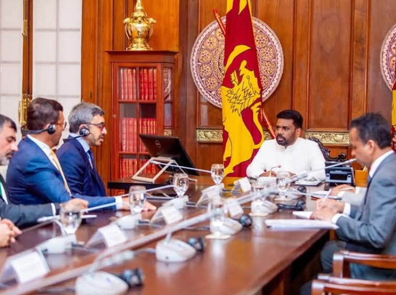 இலங்கைக்குள் தற்போது முதலீட்டுக்கு உகந்த சூழல் உருவாக்கியுள்ளது - ஜனாதிபதி  எரிசக்தி, சுற்றுலா, முதலீடு மற்றும் வெளிநாட்டு வேலைவாய்ப்பு உள்ளிட்ட துறைகளை மேம்படுத்த ஐக்கிய அரபு அமீரகம் ஆதரவு
