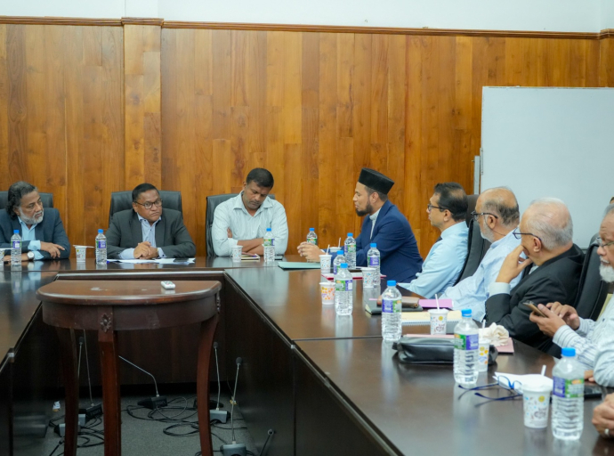 முஸ்லிம் சிவில் அமைப்புகளின் தலைவர்களுக்கும் அரசாங்கப் பிரதிநிதிகளுக்கும் இடையில் கலந்துரையாடல் 