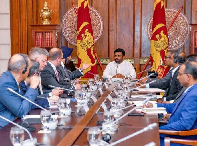 உலக வங்கியின் தலைவர் ஜனாதிபதியை சந்தித்தார்