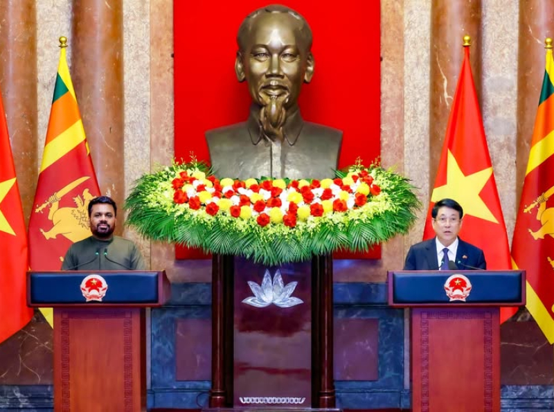 ஜனாதிபதி அநுர குமார திசாநாயக்க அவர்களின் வியட்நாம் சோசலிசக் குடியரசிற்கான உத்தியோகபூர்வ விஜயம் தொடர்பில் வியட்நாம் சோசலிசக் குடியரசும் இலங்கை ஜனநாயக சோசலிசக் குடியரசும் வெளியிட்ட கூட்டு அறிக்கை
