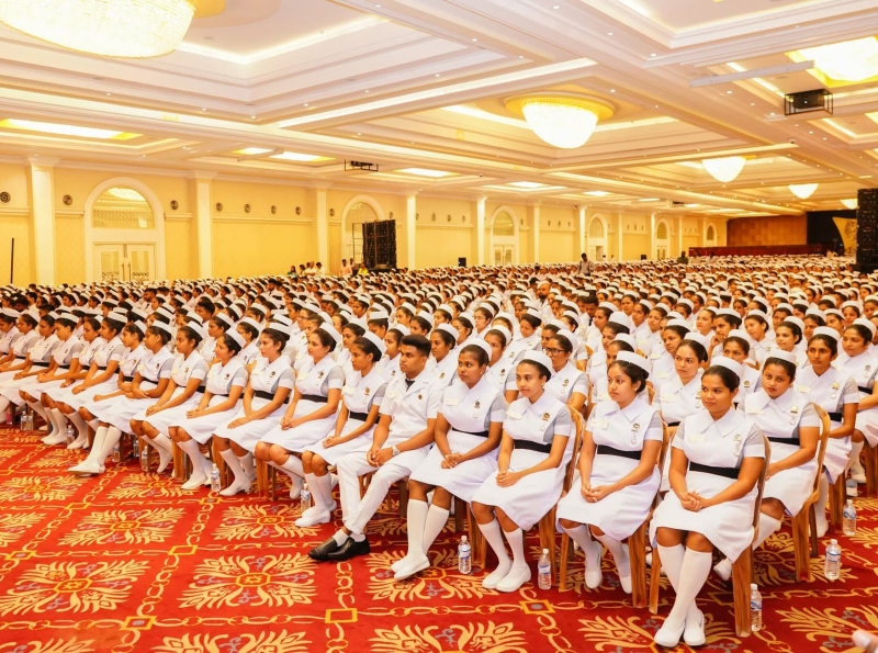 தாதியர் சேவை வரலாற்றில் முதல் தடவையாக 3,147 பேருக்கு இன்று (24) அலரி மாளிகையில் வைத்து நியமனங்கள் 