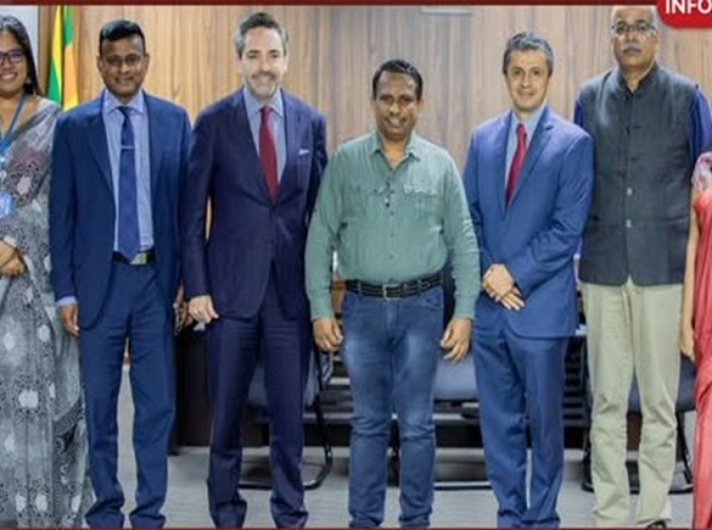 ஐக்கிய நாடுகள் சபையின் பிரதிநிதிகள் குழுவுடனான ஒரு சிறப்பு சந்திப்பு, பெருந்தோட்ட மற்றும் சமூக உட்கட்டமைப்பு அமைச்சகத்தில் நடைபெற்றது
