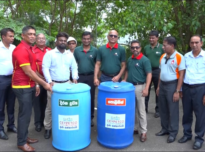 “அகற்றும் பீப்பாய்கள் குப்பைத் தொட்டிகளாக” மாற்றி விநியோகிக்கும் திட்டத்தை சிபெட்கோ மற்றும் Clean Sri Lanka இணைந்து ஆரம்பம்