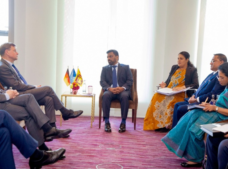ஜனாதிபதிக்கும் ஜெர்மன் வெளியுறவு அமைச்சருக்கும் இடையில் சந்திப்பு