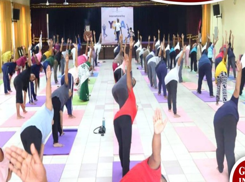 சப்ரகமுவ மாகாண சபையில் யோகா தின கொண்டாட்டம்