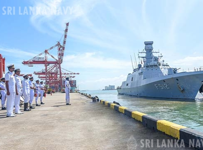 துருக்கிய குடியரசு கடற்படையின் 'TCG BÜYÜKADA' தனது உத்தியோகப்பூர்வ பயணத்தை வெற்றிகரமாக முடித்துக்கொண்டு தீவிலிருந்து புறப்பட்டது