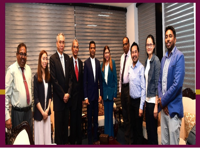 சிங்கப்பூரில் உள்ள Singhealth Duke-NUS குளோபல் ஹெல்த் இன்ஸ்டிடியூட்டின் பிரதிநிதிகளுக்கும் சுகாதார மற்றும் வெகுஜன ஊடக அமைச்சருக்கும் இடையிலான சந்திப்பு