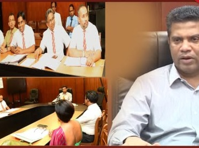 சுகாதார மற்றும் வெகுஜன ஊடக அமைச்சருக்கும் அரசு பல் அறுவை சிகிச்சை நிபுணர்கள் சங்க அதிகாரிகளுக்கும் இடையே ஒரு கலந்துரையாடல்