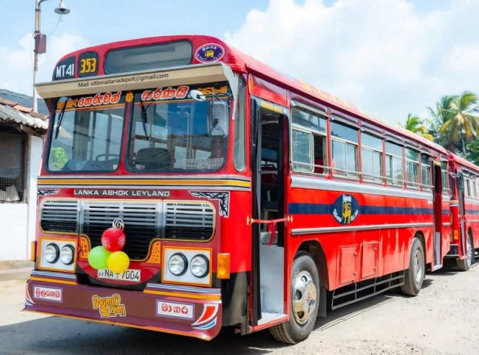 மாத்தறை டிப்போவின் பழுதடைந்த பேருந்துகள் புதுப்பிக்கப்பட்டு மீண்டும் சேவையில்.. 