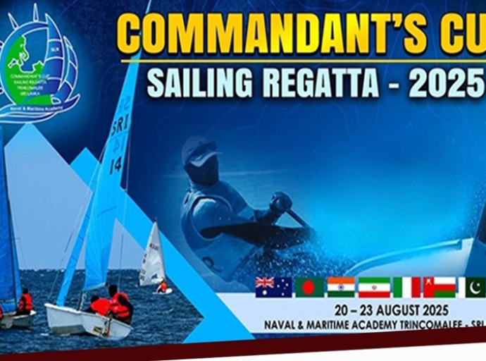 எட்டு நாடுகளின் பங்கேற்புடன் திருகோணமலையில் ‘Commandant’s Cup Sailing Regatta - 2025’ போட்டியில் ஐந்தாவது பதிப்பு வெற்றிகரமாக நிறைவடைந்தது