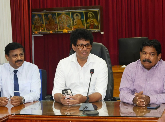 வர்த்தக, வாணிப, உணவு பாதுகாப்பு மற்றும் கூட்டுறவு அபிவிருத்தி அமைச்சர் அவர்களுக்கும் யாழ் மாவட்ட வர்த்தக சங்க பிரதிநிகளுக்குமிடையிலான விசேட கலந்துரையாடல்