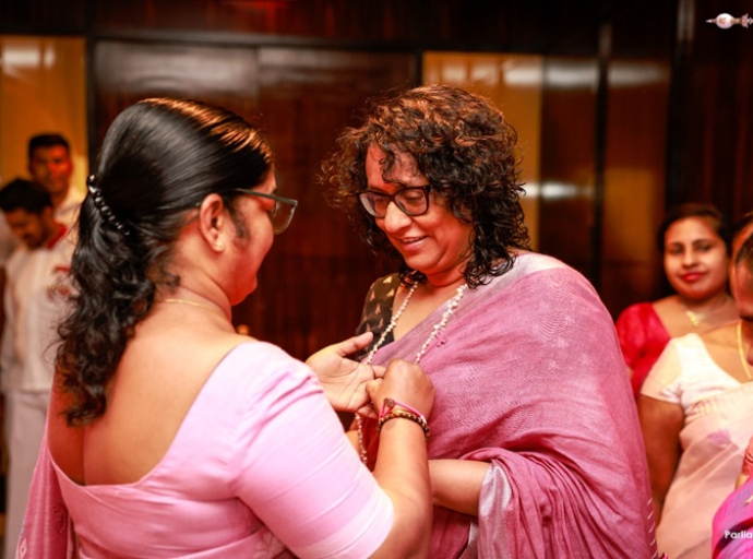 மார்பகப் புற்றுநோய்க்கு எதிரான விழிப்புணர்வூட்டலுக்கு ஒத்துழைப்பு வழங்கி இளஞ்சிவப்பு நிறமாக மாறிய பாராளுமன்றம்