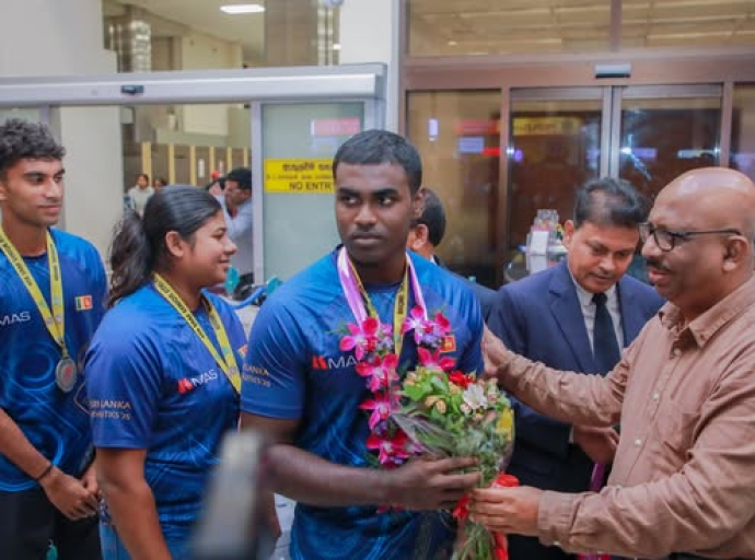 தெற்காசிய தடகள சாம்பியன்ஷிப்பில் இரண்டாம் இடத்தைப் பிடித்த இலங்கை அணி,