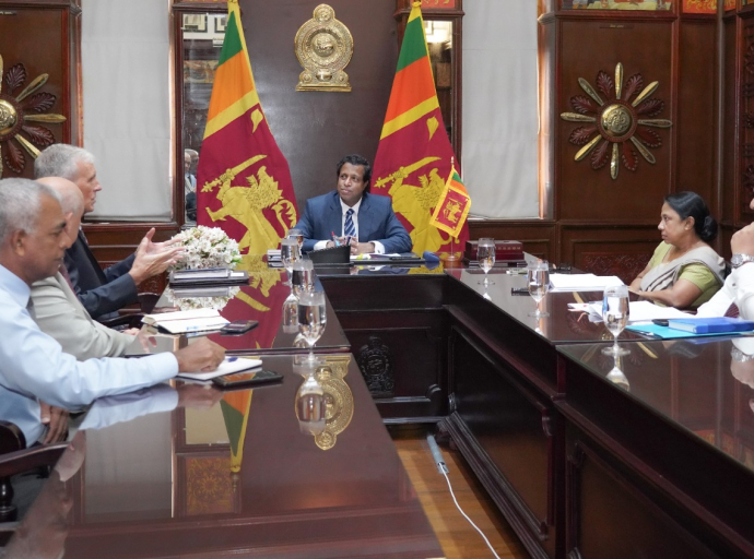 உலக உணவுத் திட்டத்தின் (WFP) பிரதிநிதிகளுக்கும் பிரதமரின் செயலாளருக்கும் இடையிலான சந்திப்பு