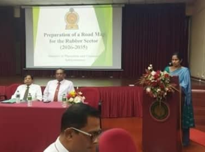 வளமான நாடு - அழகான வாழ்க்கை' என்ற கொள்கை வெளியீட்டின் பிரகாரம், இறப்பர் பெறுமதிசேர் வலையமைப்பு அபிவிருத்திக்கான (2026-2035) பத்து ஆண்டுகால அமைப்பு வரைபடமாக்கல் திட்டம் தயாரித்தல் - செயலமர்வு