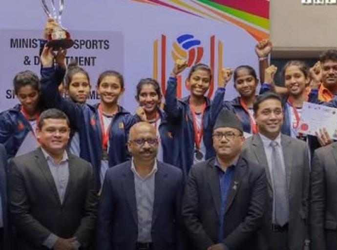 ​ மத்திய ஆசிய 19 வயதுக்குட்பட்ட மகளிர் கைப்பந்து சம்பியன்ஷிப் போட்டியில் இலங்கை இளையோர் மகளிர் அணிக்கு வெண்கலப் பதக்கம்