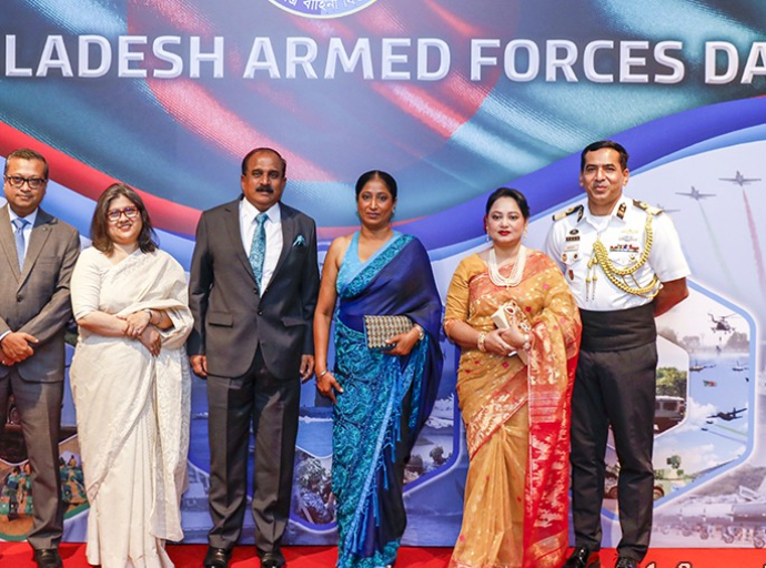54வது பங்களாதேஷ் ஆயுதப்படை தின விழாவில் பாதுகாப்பு பிரதி அமைச்சர் கலந்து கொண்டார்