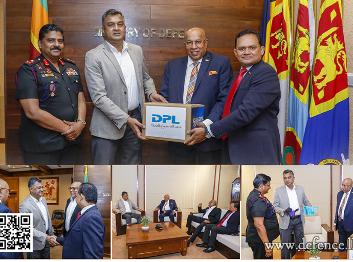 இலங்கையின் ஐக்கிய நாடுகள் சபைக்கான நிரந்தர தூதரகத்தின் புதிய இராணுவ ஆலோசகர் பாதுகாப்பு செயலாளரை சந்தித்தார்
