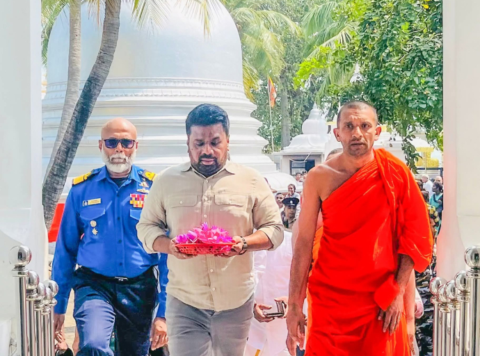 ஜனாதிபதி இன்று நாகதீப ரஜமஹா விஹாரைக்கு விஜயம் 