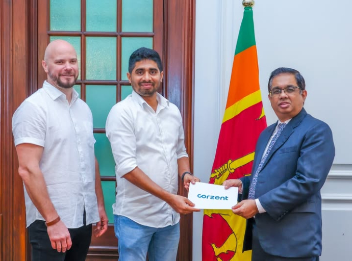 Rebuilding Sri Lanka’ நிதியத்திற்கு CORZENT EDGE (PVT) LTD இனால் நிதி நன்கொடை