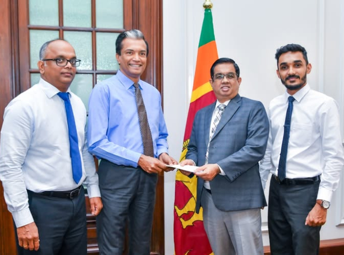 Rebuilding Sri Lanka’ நிதியத்திற்கு RIL Property PLC இனால் நிதி நன்கொடை