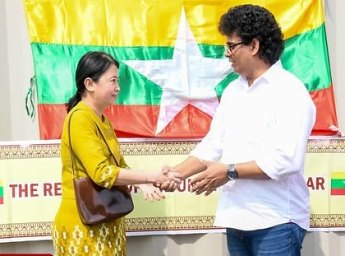 திட்வா சூறாவளியினால் பாதிக்கப்பட்ட மக்களுக்கு நிவாரணம் வழங்குவதற்காக மியான்மார் அரசாங்கத்தினால் 500 மெற்றிக் தொன் அரிசி அன்பளிப்பு