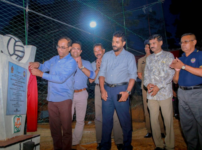 தேசிய இளைஞர் படையணியின் அலவ்வ மையத்திற்கான கரப்பந்து மைதானம்
