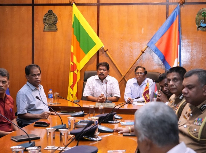 வடக்கு மாகாணத்தில் சட்டவிரோத கனியவள அகழ்வு மற்றும் விநியோகத்தைக் கட்டுப்படுத்துவது தொடர்பான விசேட உயர்மட்டக் கலந்துரையாடல்