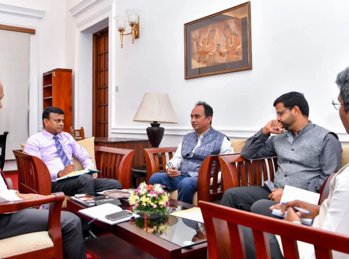 இந்தியத் உப ஜனாதிபதியின் இலங்கைக்கான உத்தியோகபூர்வ விஜயம் குறித்த கலந்துரையாடல்
