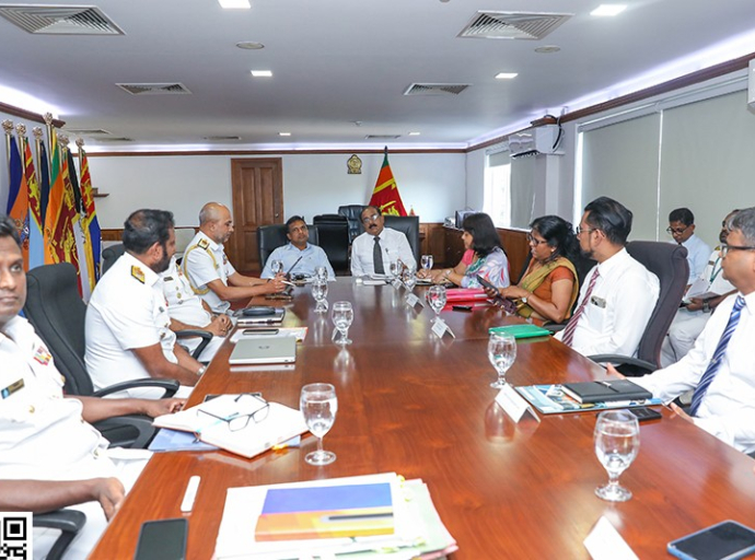 ஓய்வு பெறும் கடற்படை பணியாளர்களுக்கு வெளிநாட்டு வேலைவாய்ப்புகளை பெற்றுக்கொடுத்தல் தொடர்பில் முன்னேற்றத்தை பாதுகாப்பு பிரதி அமைச்சர் ஆய்வு செய்தார்