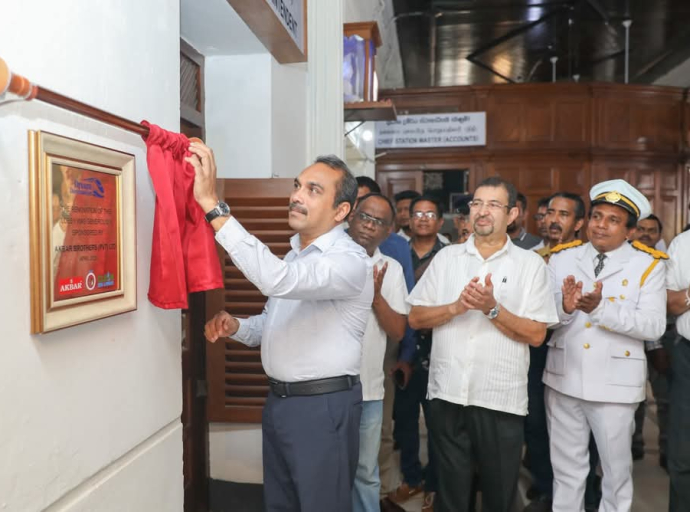 மருதானை புகையிரத நிலையத்தின் முதற்கட்ட நவீனமயமாக்கல் பணிகள் நிறைவுசெய்யப்பட்டு மக்கள் பயன்பாட்டிற்கு திறந்து வைப்பு