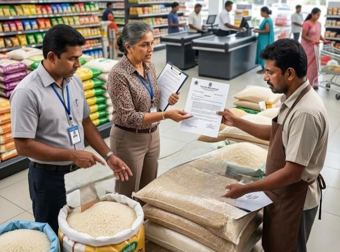 அதிகபட்ச சில்லறை விலையை விட அதிக விலைக்கு கீரி சம்பா அரிசியை விற்ற எம்பிலிப்பிட்டிய வர்த்தக நிலையத்திற்கு ரூ. 5 இலட்சம் அபராதம்