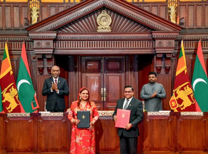 மாலைதீவு மற்றும் இலங்கைக்கு இடையே 07 புரிந்துணர்வு ஒப்பந்தங்கள் பரிமாறிக்கொள்ளப்பட்டன