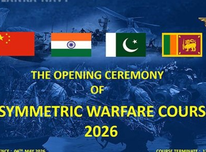 சமச்சீரற்ற போர் பயிற்சி வகுப்பு 2026 - திருகோணமலை, சிறப்புப் படகுப் படைப்பிரிவுத் தலைமையகத்தில் ஆரம்பம்