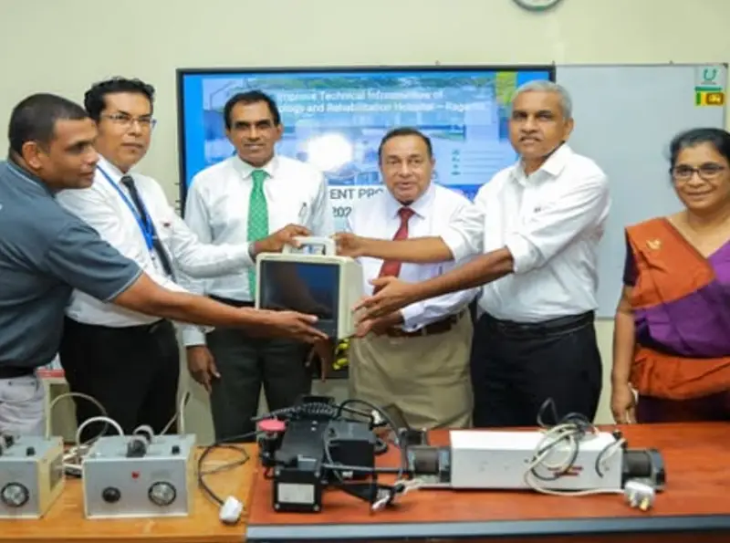 ராகம புனர்வாழ்வு வைத்தியசாலையில் பாவனையிலிருந்து நீக்கப்பட்ட 30 இலட்சம் பெறுமதியான உபகரணங்கள் குறைந்த செலவில் திருத்தம்.