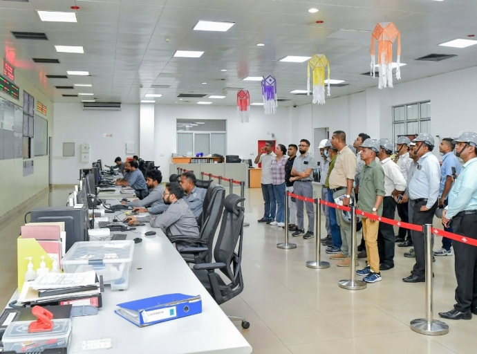 நிலக்கரி ஆணைக்குழு நுரைச்சோலை லக்விஜய மின் உற்பத்தி நிலையத்தை பார்வையிட்டது