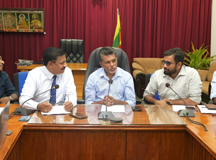 யாழ். மாவட்ட வீட்டுத்திட்டம் தொடர்பிலான முன்னேற்ற மீளாய்வுக் கலந்துரையாடல்