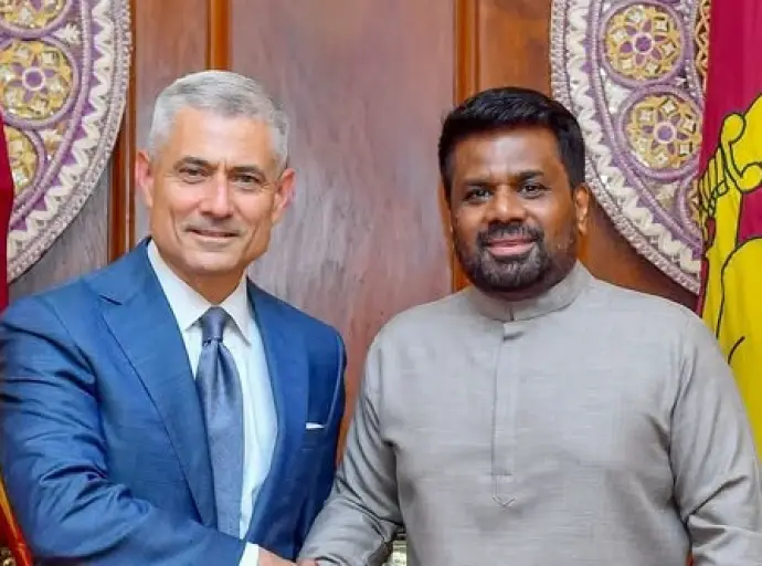 தெற்கு மற்றும் மத்திய ஆசிய விவகாரங்களுக்கான அமெரிக்க உதவி இராஜாங்கச் செயலாளர் ஜனாதிபதியை சந்தித்தார்