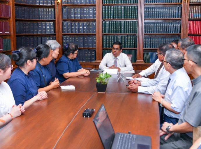 ஜனாதிபதி செயலாளருக்கும் Buddhist Tzu Chi Merit அமைப்பிற்கு இடையே கலந்துரையாடல்